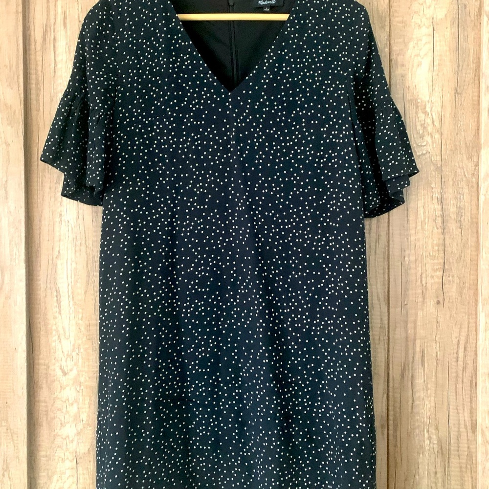 Madewell Polka Dot Sheath Dress